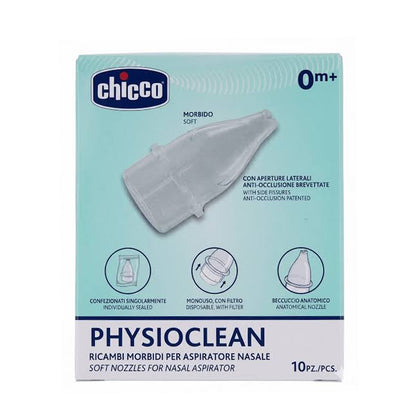 Chicco Soft Nozzles for Physioclean Nasal Aspirator 10 pcs