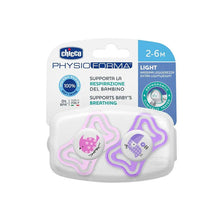 Load image into Gallery viewer, Chicco Soother Physio Light 2-6m Sil 2 Pcs