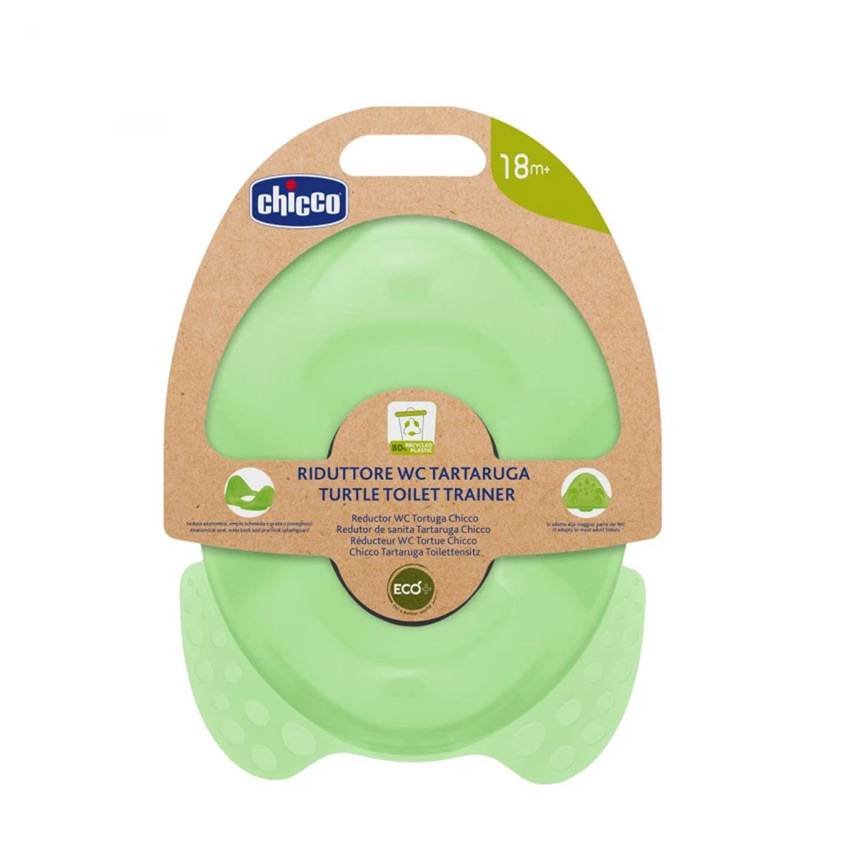 Chicco Toilet Trainer Turtle - Recycled Plastic Chicco Toilet Trainer Turtle - Recycled Plastic