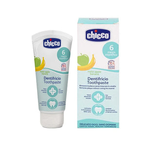 Chicco Toothpaste Apple-banana 50 Ml 6m+ Without Fluoride