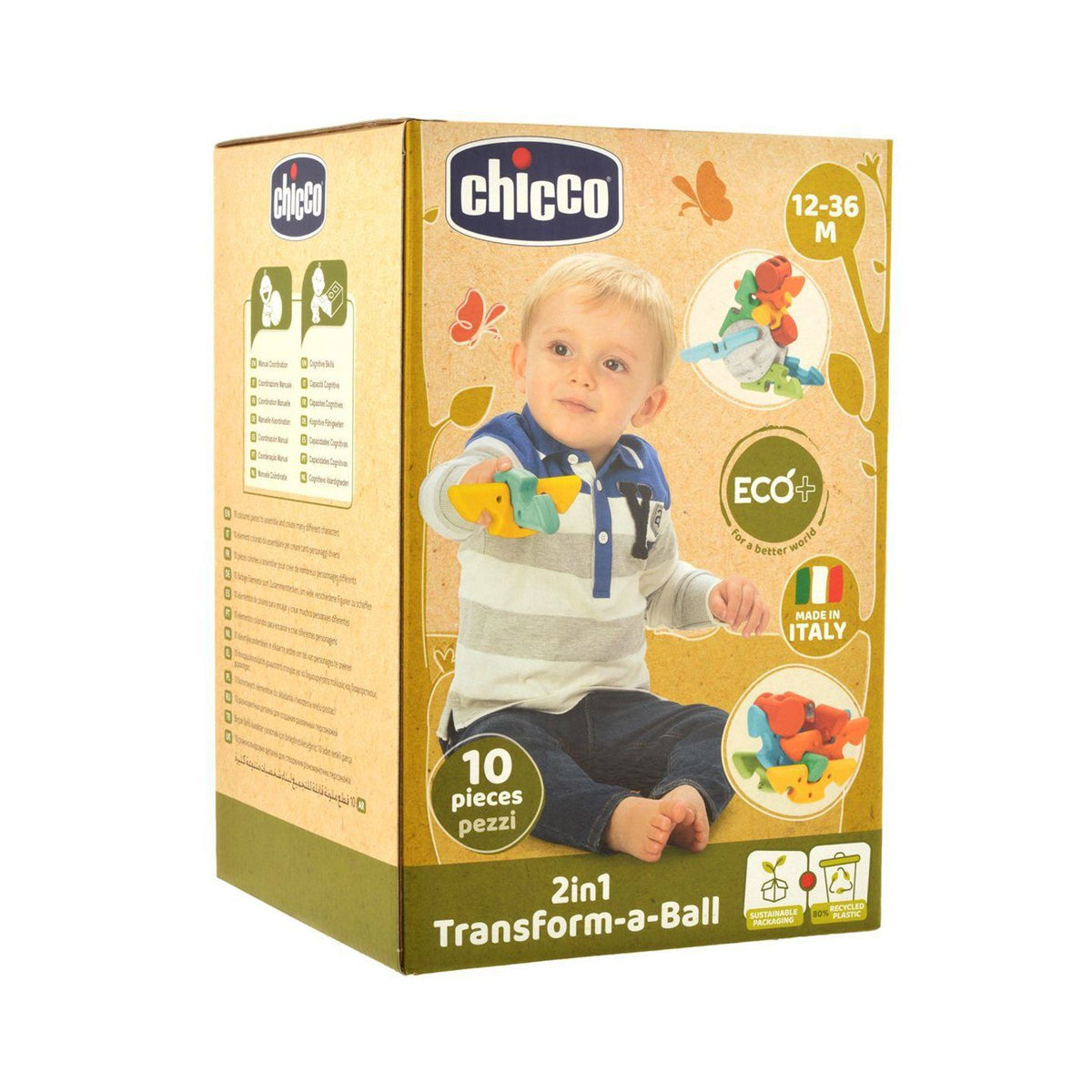 لعبة Chicco 2 في 1 Transform-A Ball Eco+ لعبة Chicco 2 في 1 Transform-A Ball Eco+
