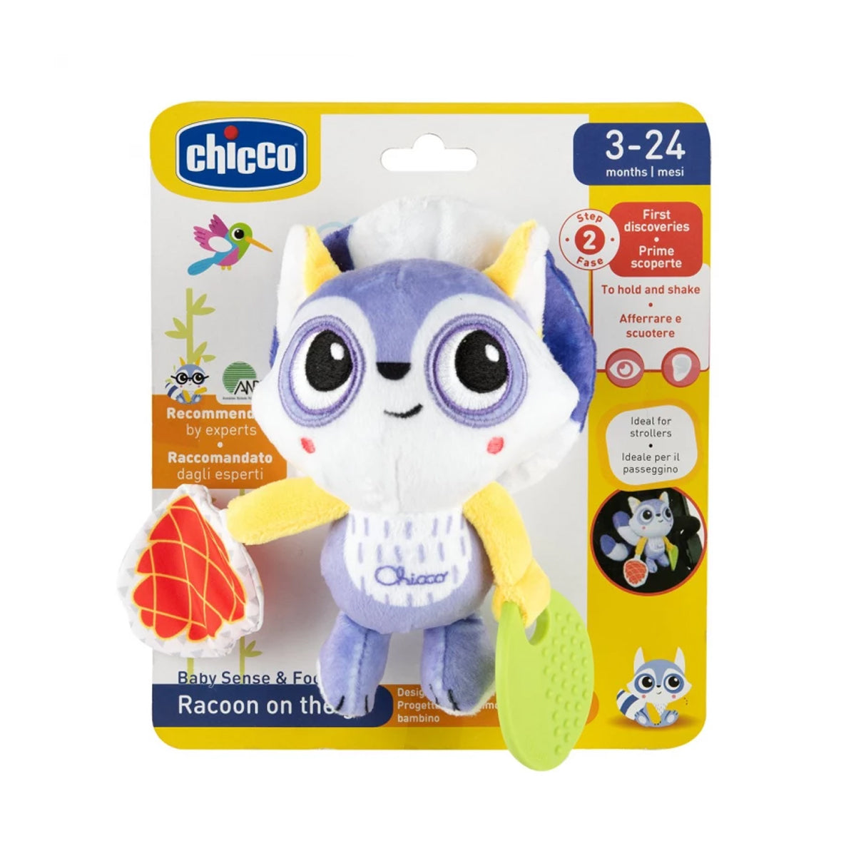 Chicco Toy BSF Racoon On The Go Chicco Toy BSF Racoon On The Go