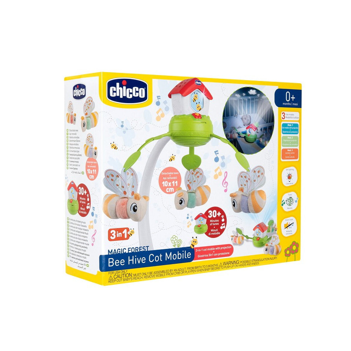 Chicco Toy Bee Hive Cot Mobile 2022