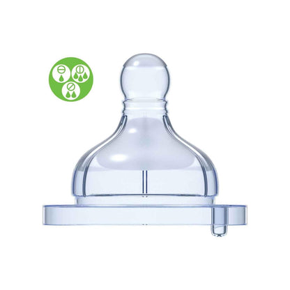 Chicco Well-Being Silicone Teat Adjustable Flow 2m+