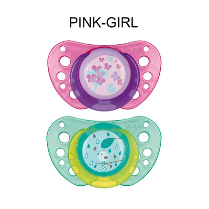 Chicco Silicone Physio Air Soothers 2 pcs, +12 Months