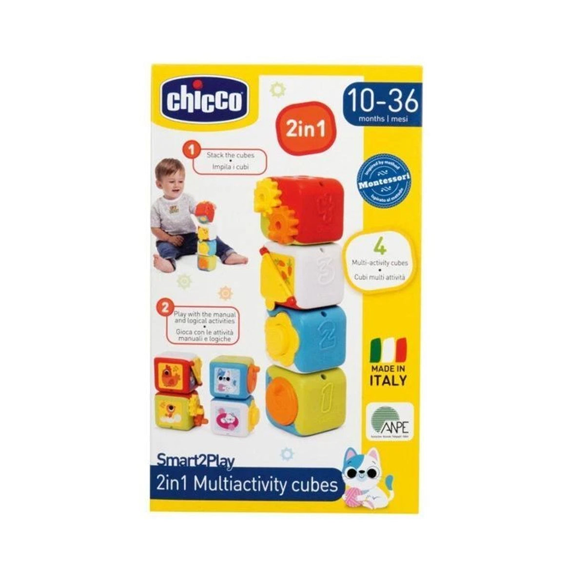 Chicco Toy S2p Multiactivity Cubes Chicco Toy S2p Multiactivity Cubes