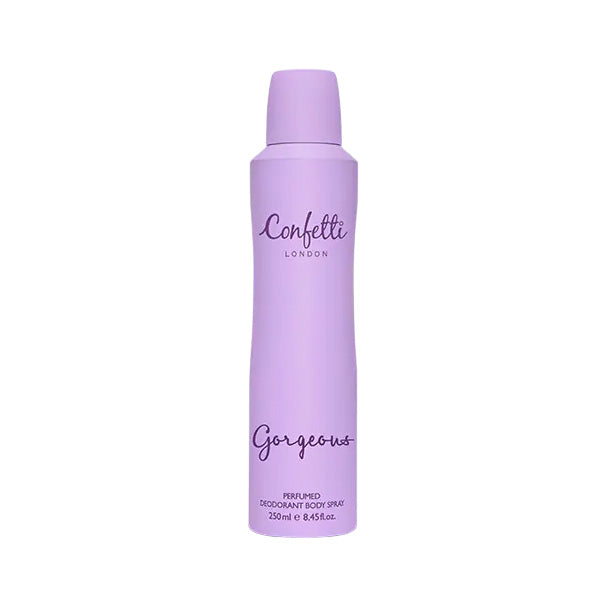 Confetti Gorgeous Perfumed Deodorant Body Spray 250ml