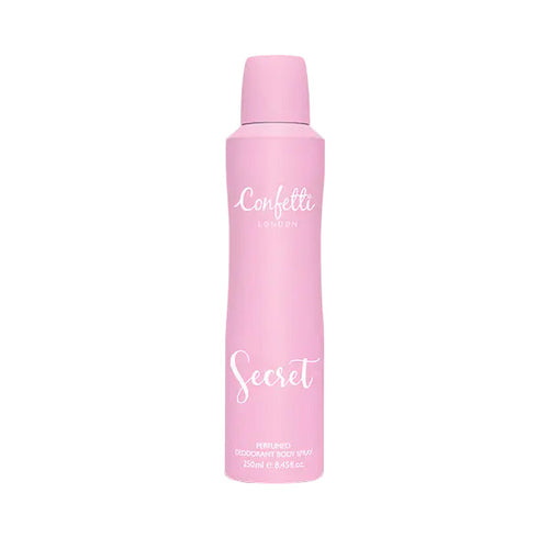 Confetti Secret Perfumed Deodorant Body Spray 250ml