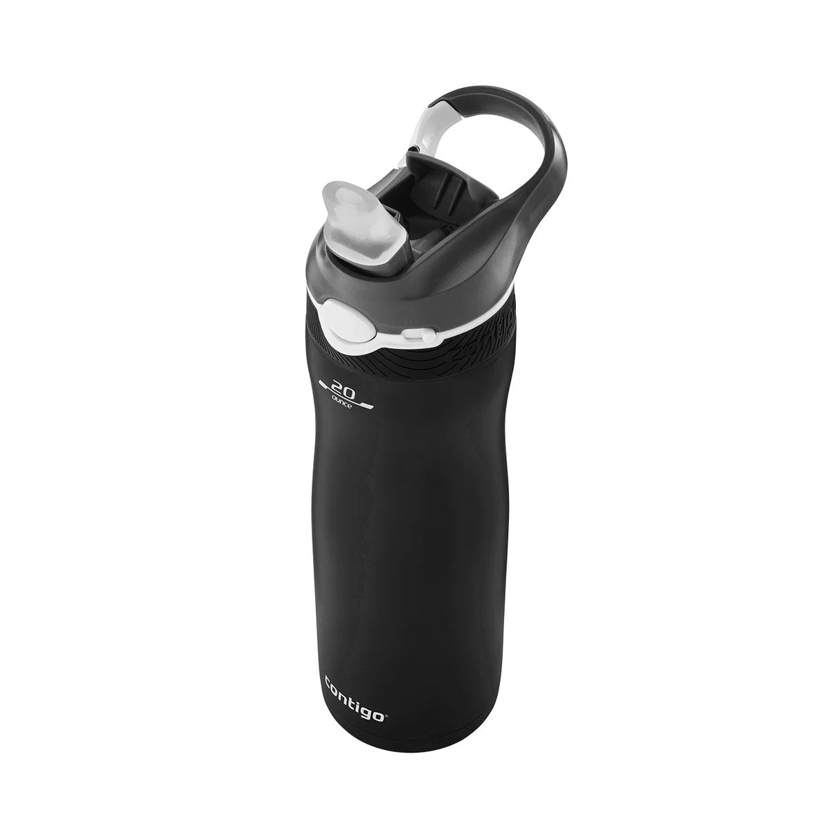 Contigo Autospout Ashland Chill - Vacuum Insulated Stainless Steel Water Bottle 590 ml - Matte Black