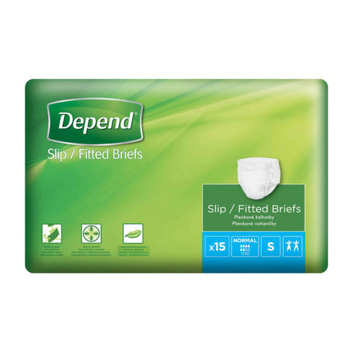 DEPEND ADULT DIAPERS SLIP NORMAL 15 PCS