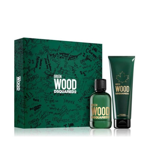 DSQUARED2 GREEN EDT 100ML SHOWER GEL 150ML GIFT SET