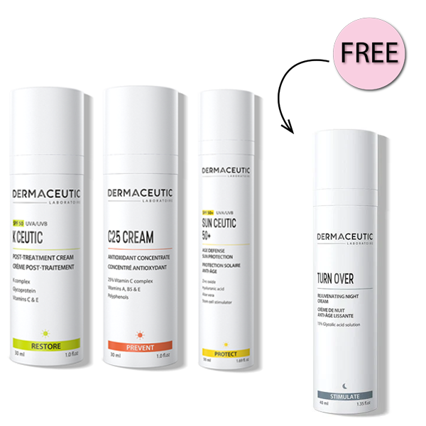 Dermaceutic 10% Off Offer + Free Dermaceutic Turn Over Rejuvenating Night Cream 40ml