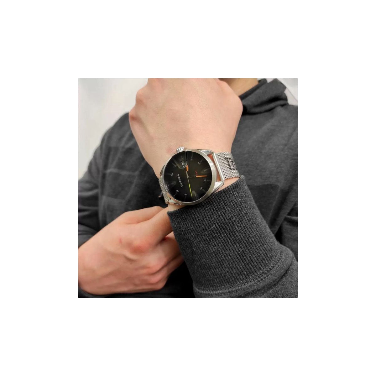 Diesel DZ1897 Men’s Watch 44mm Silver Diesel DZ1897 Men’s Watch 44mm Silver