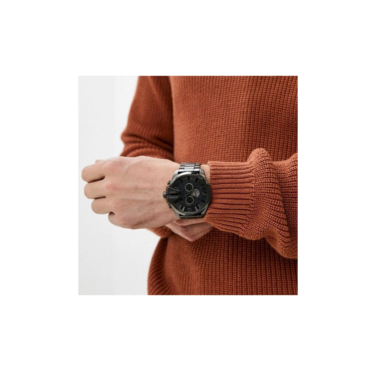 Diesel DZ4282 Mega Chief' Men's Watch 51mm Gray Diesel DZ4282 Mega Chief' Men's Watch 51mm Gray