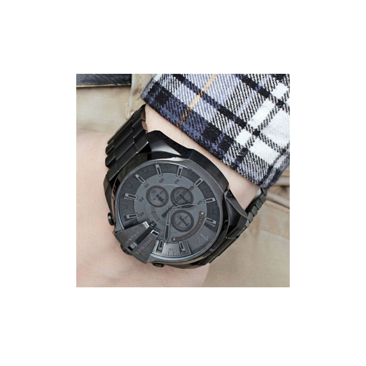 Diesel DZ4282 Mega Chief' Men's Watch 51mm Gray Diesel DZ4282 Mega Chief' Men's Watch 51mm Gray