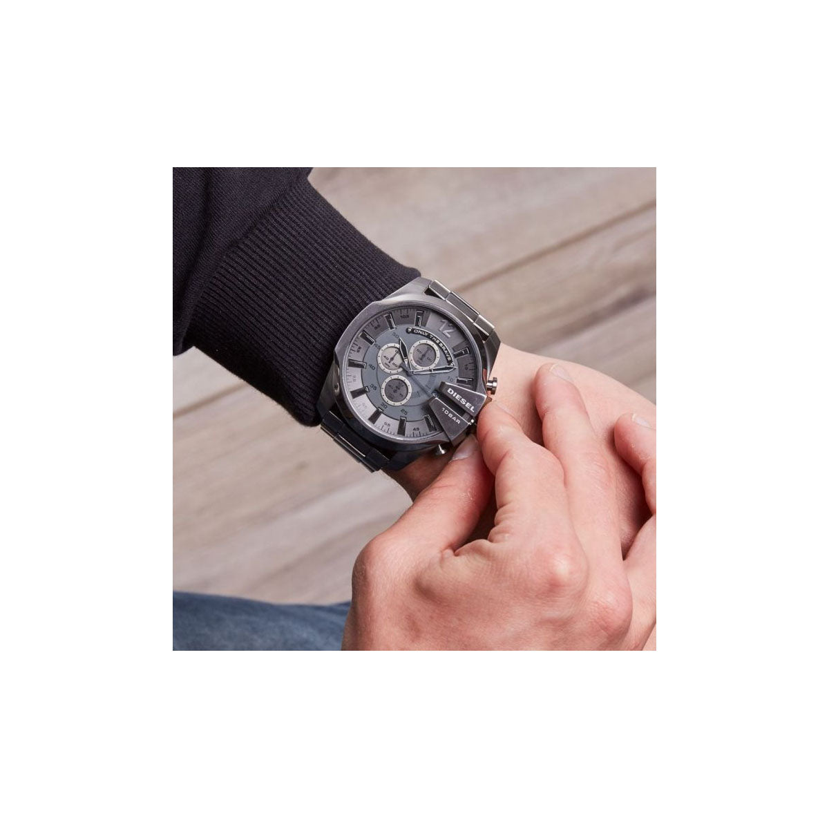 Diesel DZ4282 Mega Chief' Men's Watch 51mm Gray Diesel DZ4282 Mega Chief' Men's Watch 51mm Gray
