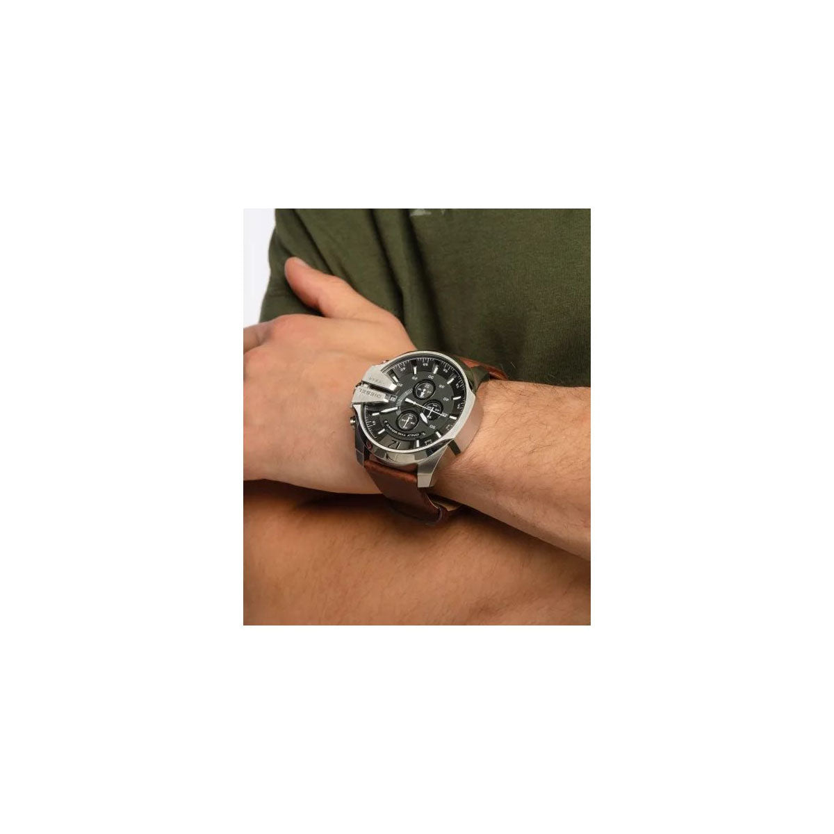 Diesel DZ4290 Mega Chief Men's Watch 51mm Brown