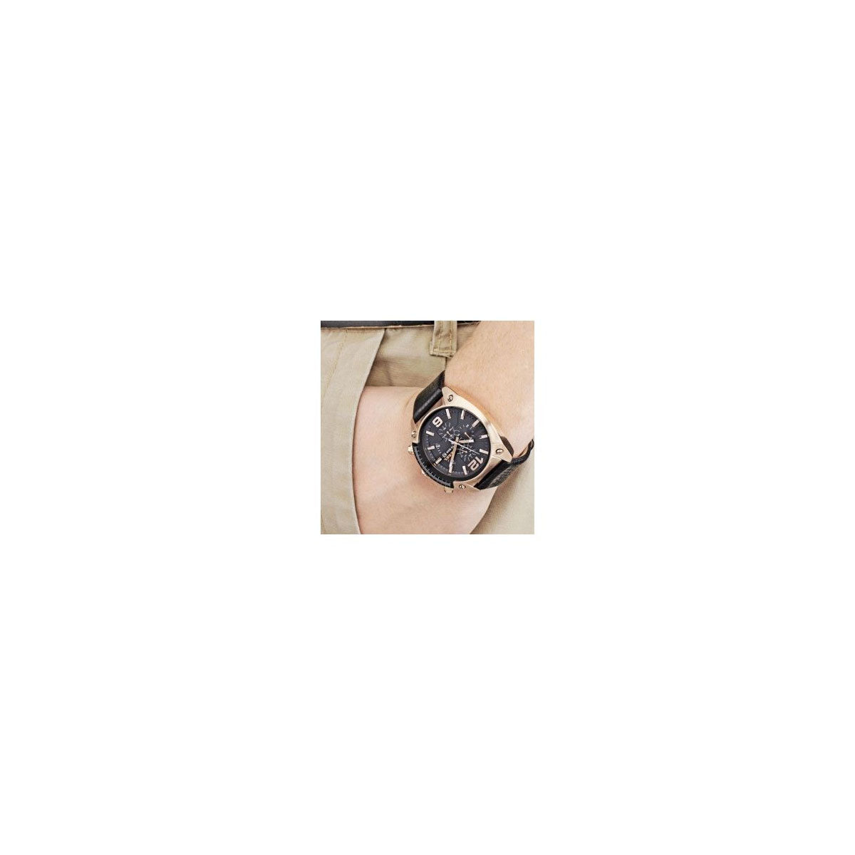 Diesel DZ4297 Overflow Men’s Watch 49mm Black Diesel DZ4297 Overflow Men’s Watch 49mm Black