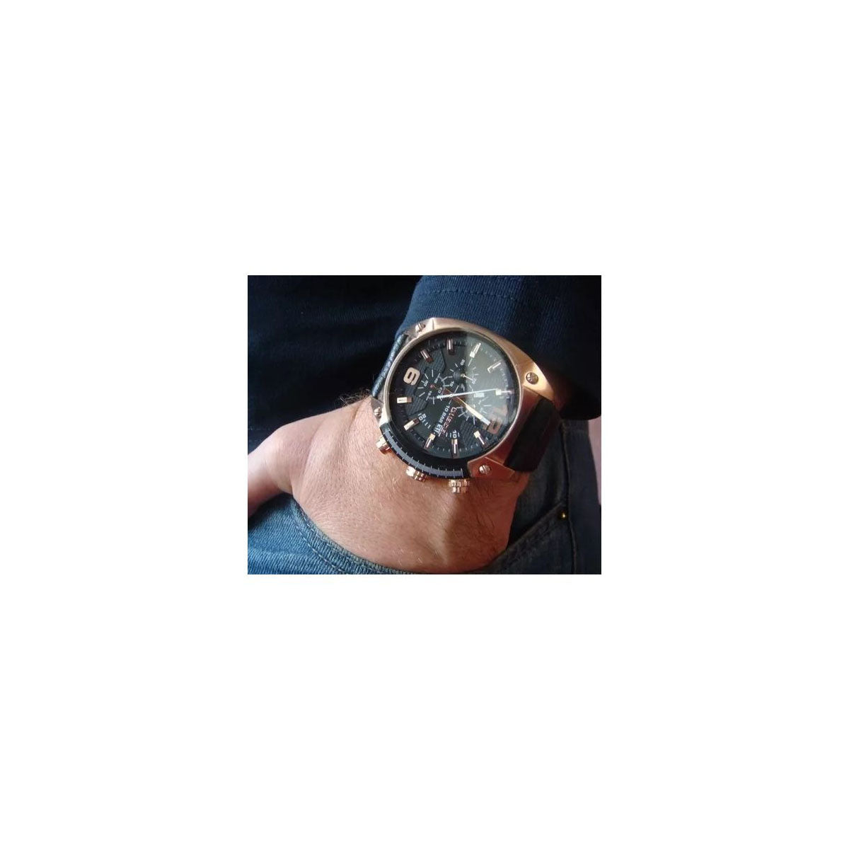 Diesel DZ4297 Overflow Men’s Watch 49mm Black Diesel DZ4297 Overflow Men’s Watch 49mm Black