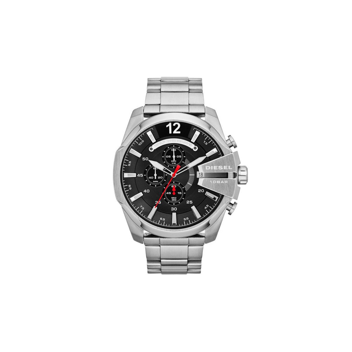 Diesel DZ4308 Mega Chief Men’s watch 59mm Silver Diesel DZ4308 Mega Chief Men’s watch 59mm Silver