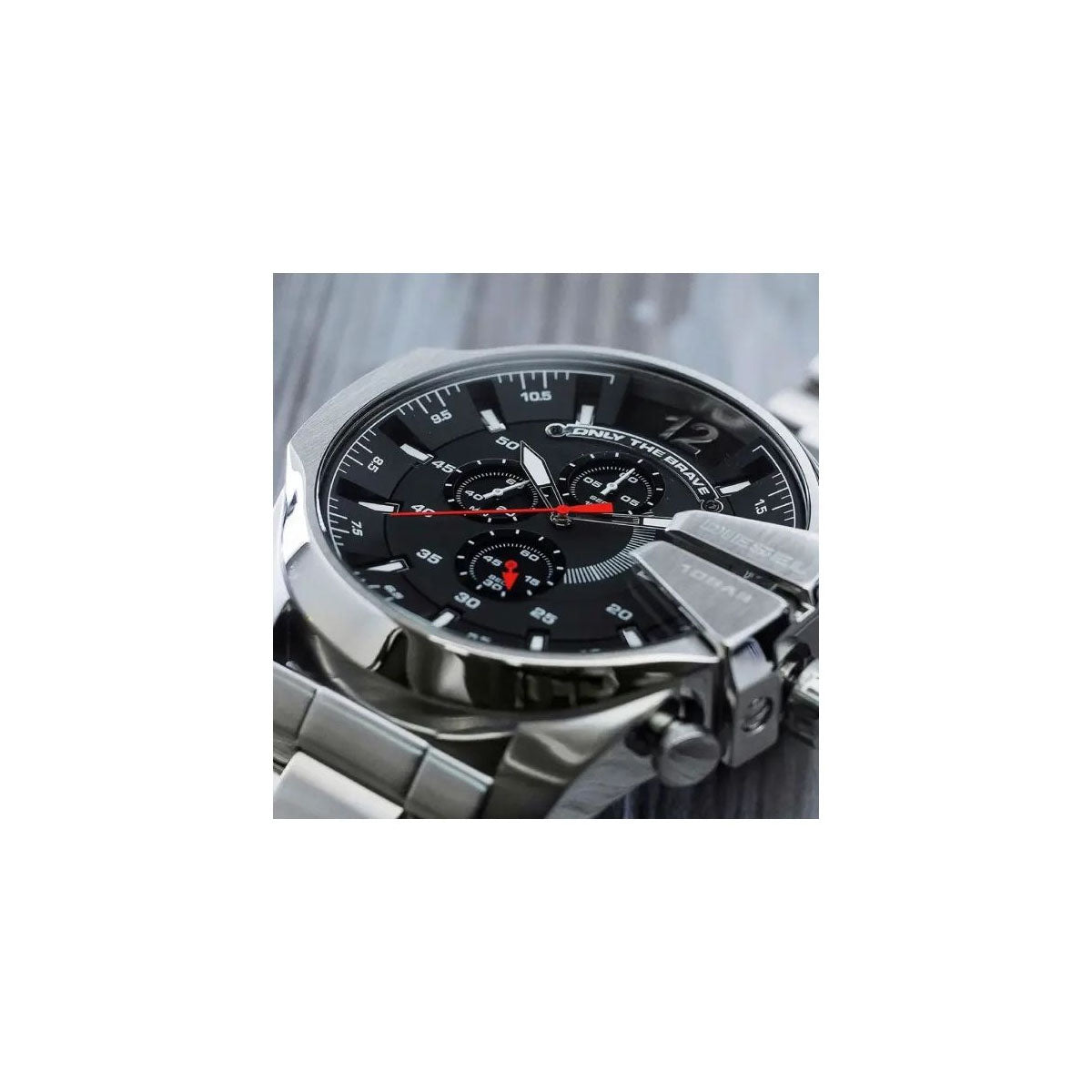 Diesel DZ4308 Mega Chief Men’s watch 59mm Silver Diesel DZ4308 Mega Chief Men’s watch 59mm Silver