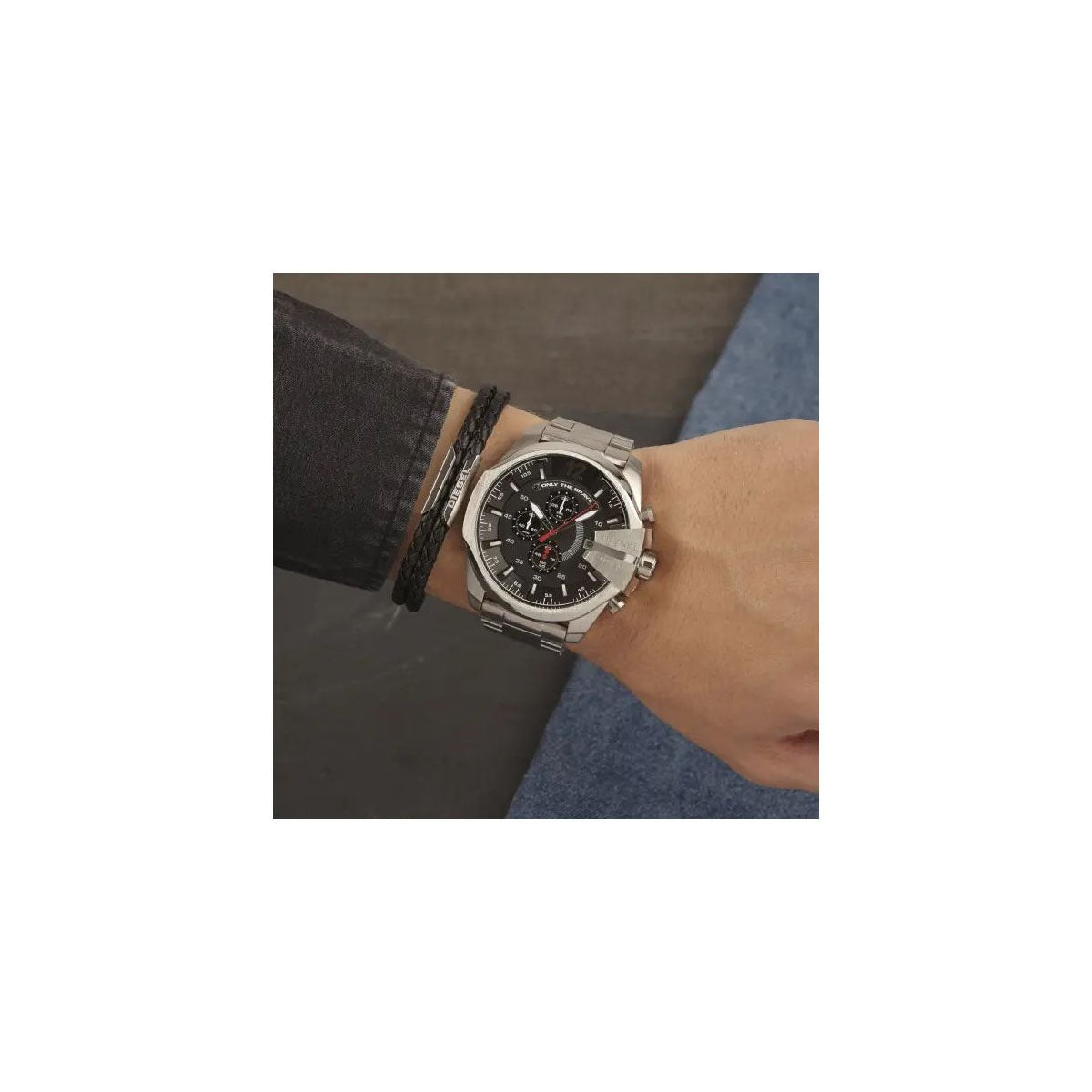 Diesel DZ4308 Mega Chief Men’s watch 59mm Silver