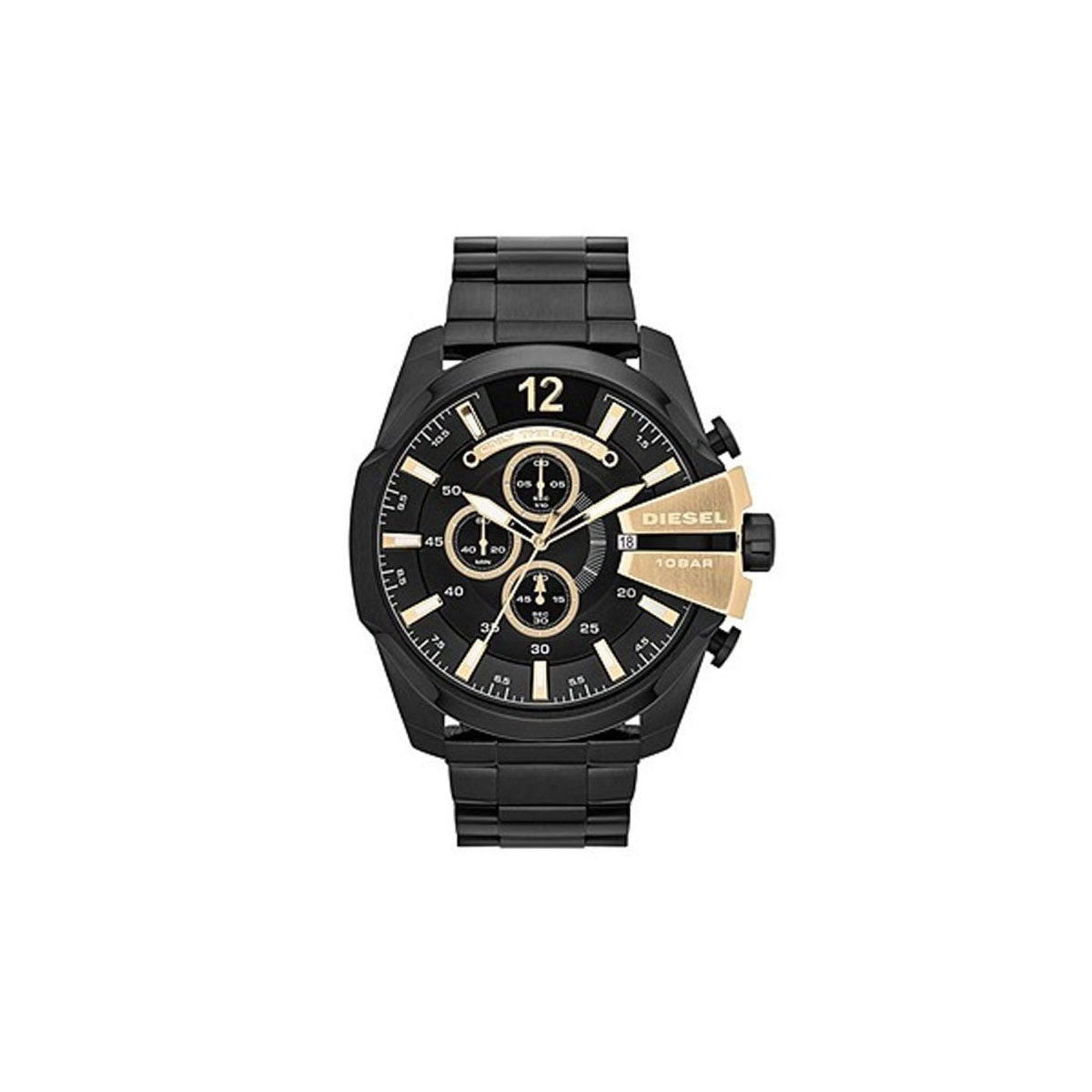 Diesel DZ4338 Mega Chief Men’s Watch 52mm Black Diesel DZ4338 Mega Chief Men’s Watch 52mm Black