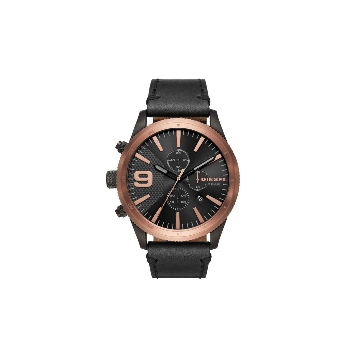 Diesel DZ4445 Rasp Men's Watch 50mm Black Diesel DZ4445 Rasp Men's Watch 50mm Black