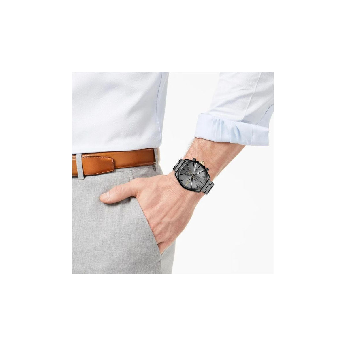 Diesel DZ4474 Men's Watch 54mm Grey Diesel DZ4474 Men's Watch 54mm Grey