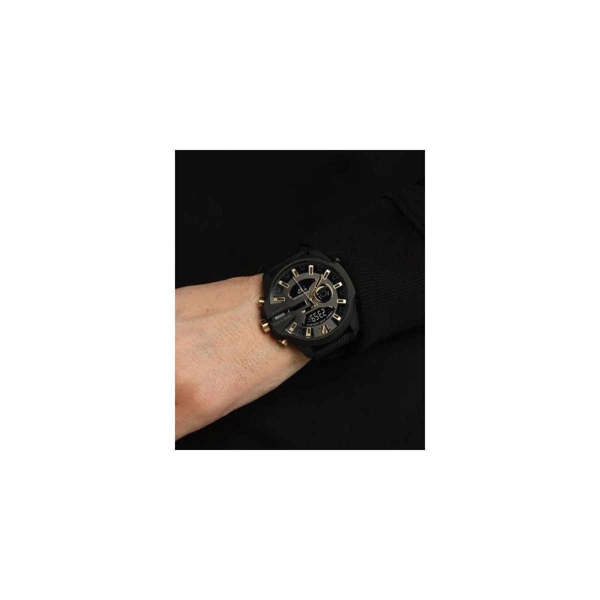 Diesel DZ4552 Mega Chief Men's watch 51mm Black Diesel DZ4552 Mega Chief Men's watch 51mm Black