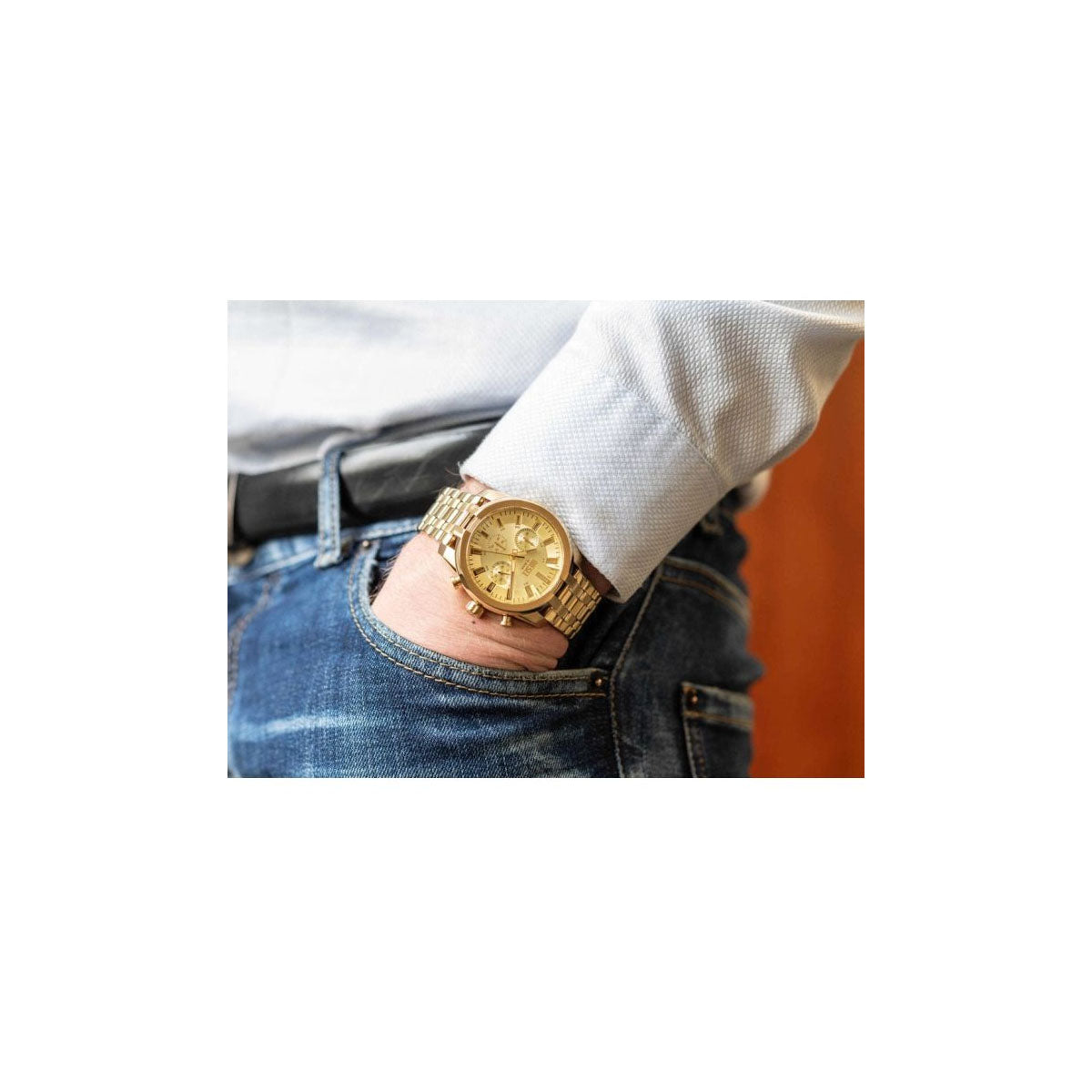 Diesel DZ4623 Men’s Watch 43 Mm Gold
