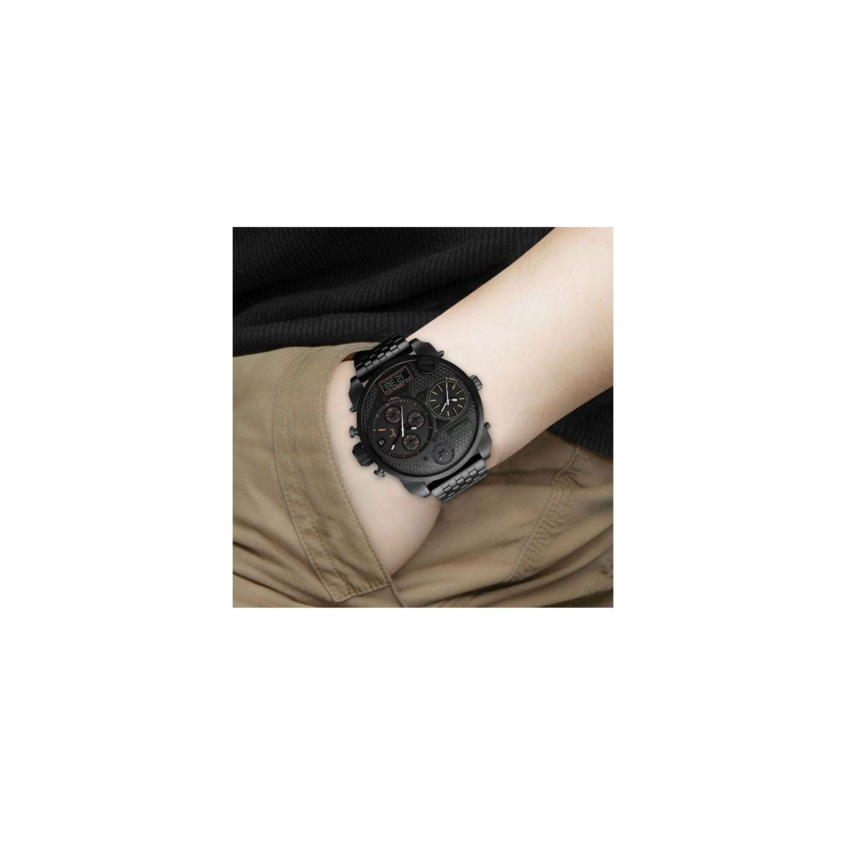 Diesel DZ7266 Men's Watch 56mm Black Diesel DZ7266 Men's Watch 56mm Black