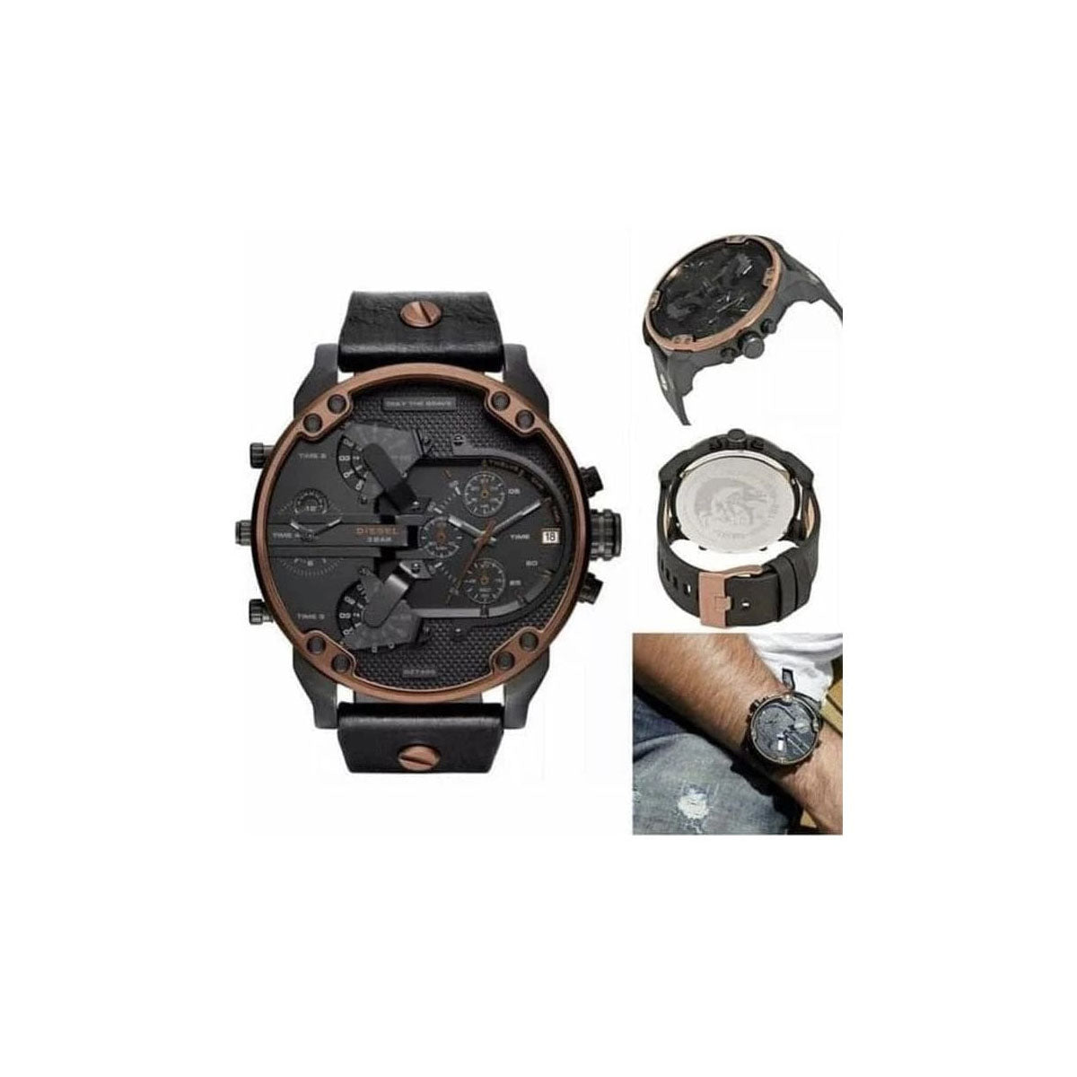 Diesel DZ7400 Men’s Watch 57mm Black Diesel DZ7400 Men’s Watch 57mm Black