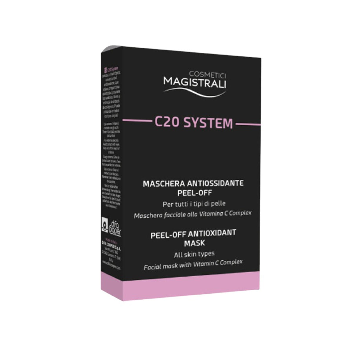 Difa Cooper Etas C20 System Peel-Off Antioxidant Face Mask 5 Sachets, 6ml Each Difa Cooper Etas C20 System Peel-Off Antioxidant Face Mask 5 Sachets, 6ml Each