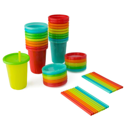 The First Year Take & Toss Straw Cups, 10 Oz Toddler Sippy 20pack