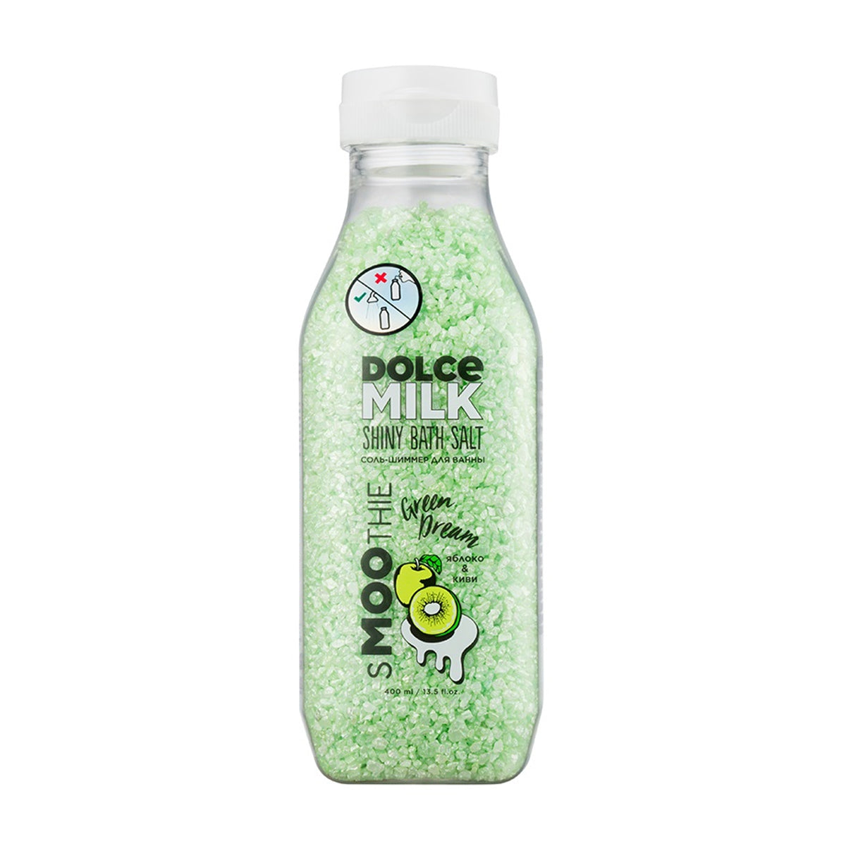 Dolce Milk Shiny Bath Salt Green Dream 400ml