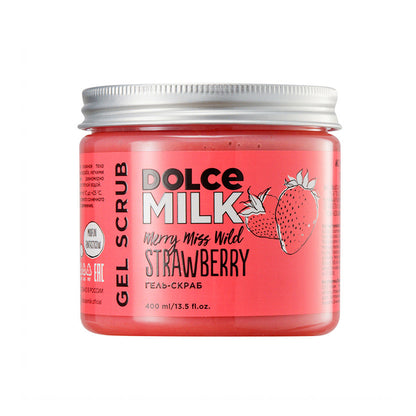 Dolce Milk Shower Gel Scrub Merry Miss Wild Strawberry 400ml