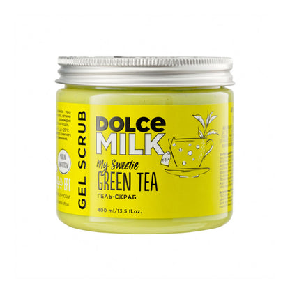 Dolce Milk Shower Gel Scrub My Sweetie Green Tea 400ml
