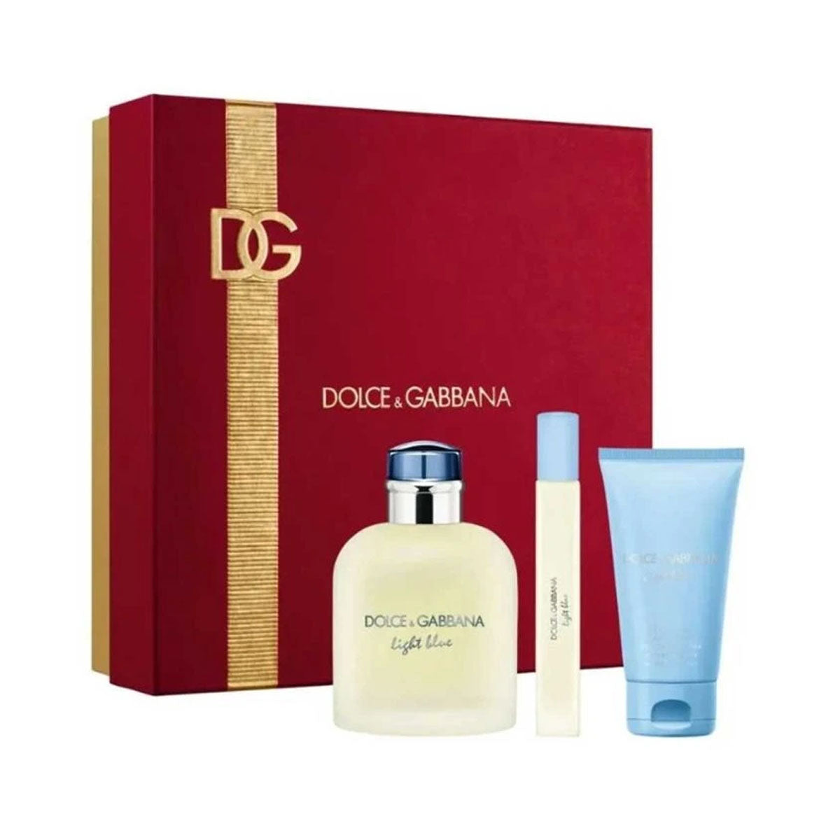 Dolce & Gabbana Light Blue Pour Homme (Edt 125ml+sg 50ml+ts 10ml)xmas24