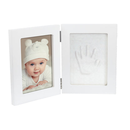 Dooky Gift Set Handprint Double Frame White