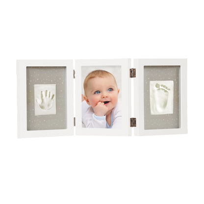 Dooky Gift Set Triple Frame White Handprint