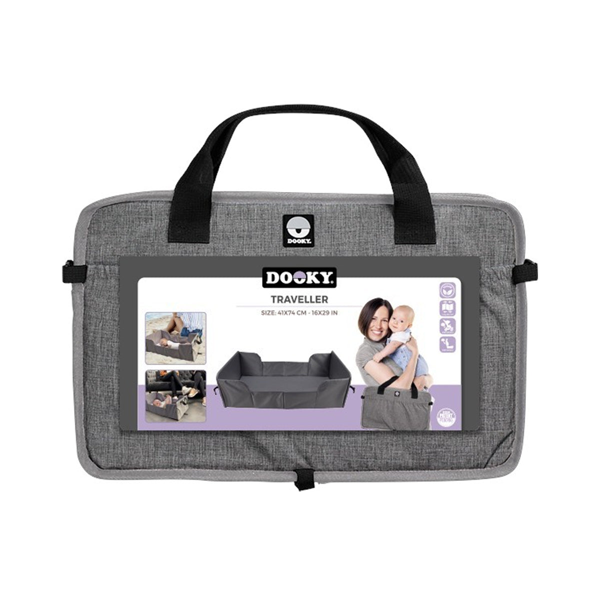 Dooky Traveller Grey Melange