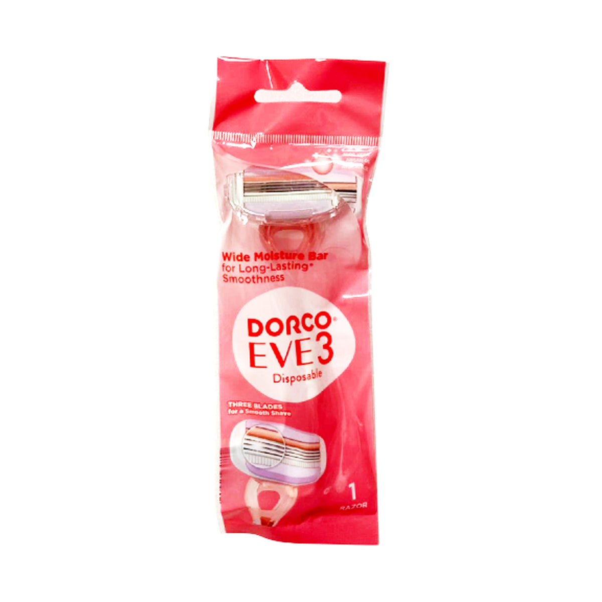 Dorco Eve 1 Razor for Women, 3 Blades