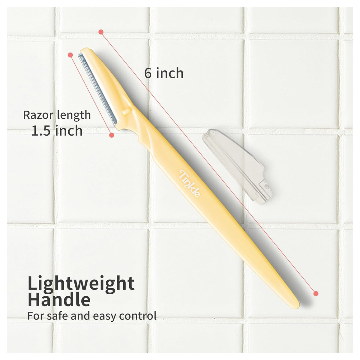 Dorco Tinkle Eyebrow Razor 4 + 2 pcs Value Pack