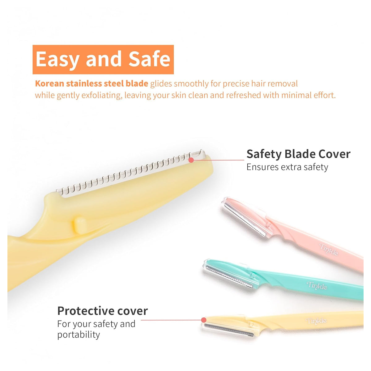 Dorco Tinkle Eyebrow Razor 4 + 2 pcs Value Pack