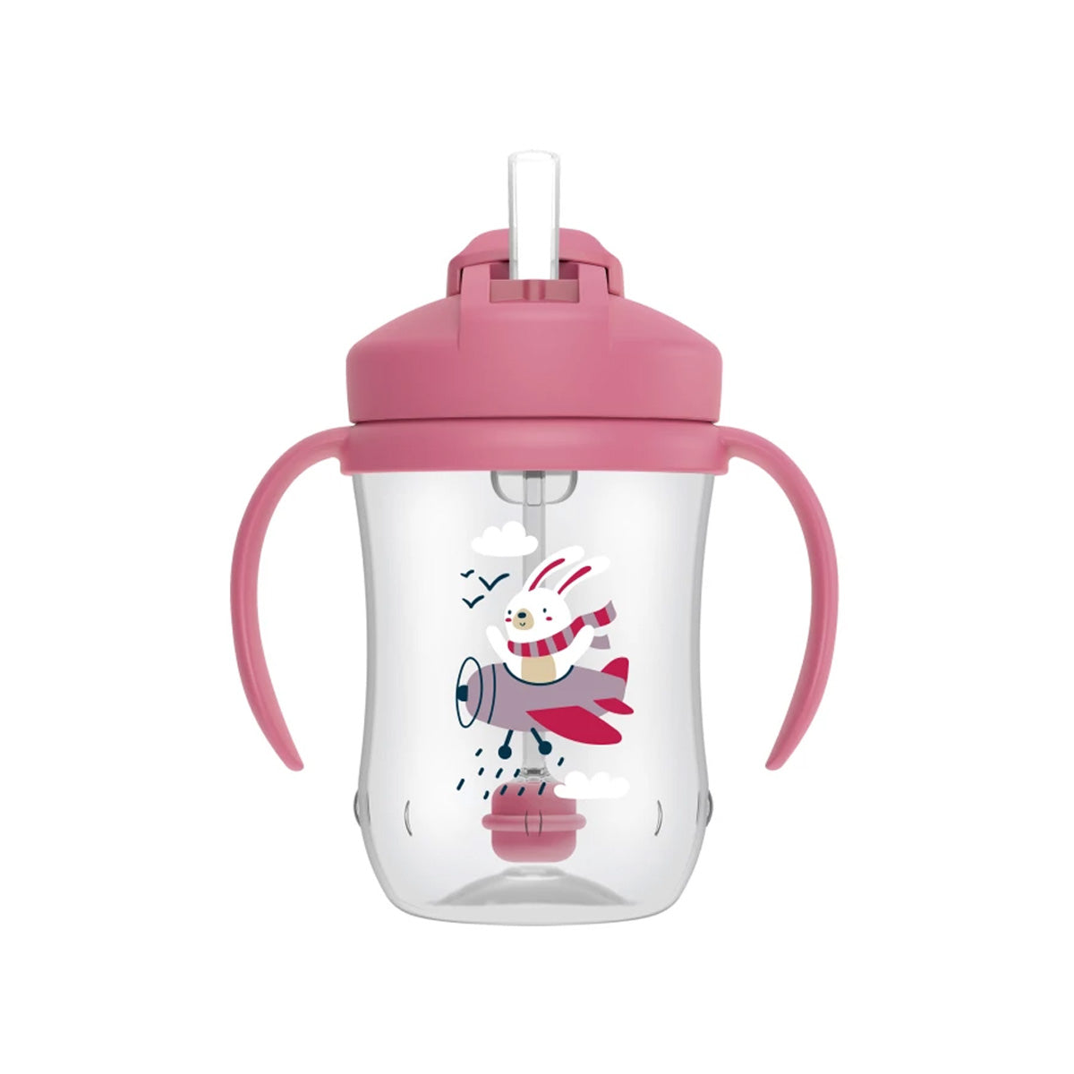 Dr. Brown's 9 oz/270 ml Baby's First Straw Cup with Handles (6m+) 1-Pack