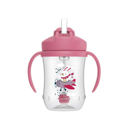 Dr. Brown's 9 oz/270 ml Baby's First Straw Cup with Handles (6m+) 1-Pack