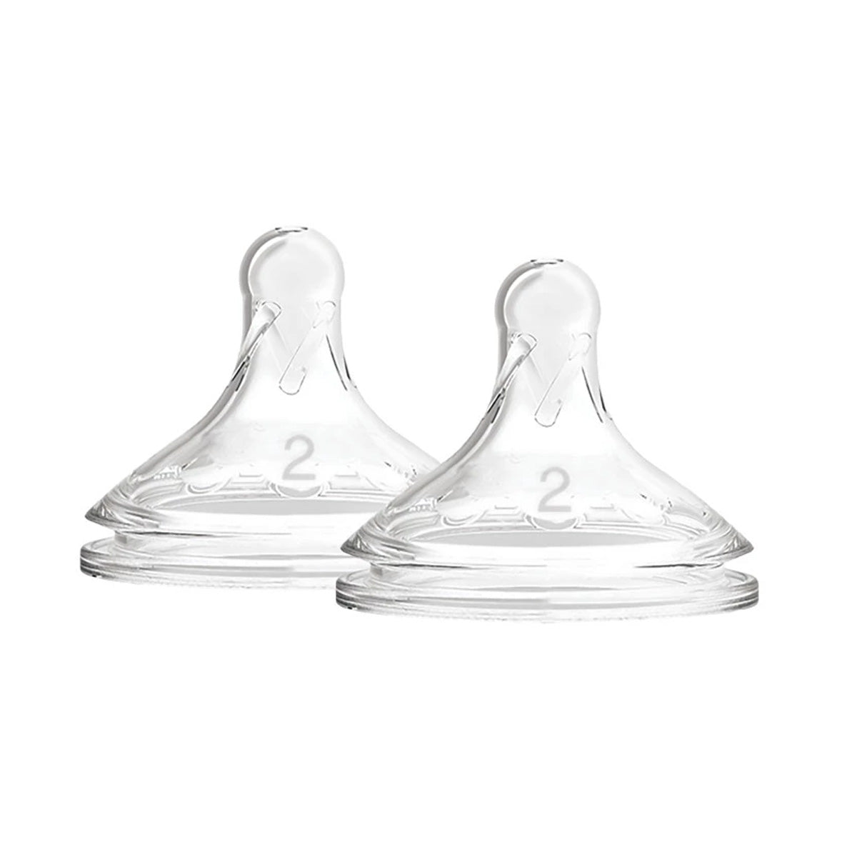 Dr. Brown's Wide-Neck Silicone Nipple Level 2 ( 3-6 months ) , 2-Pack