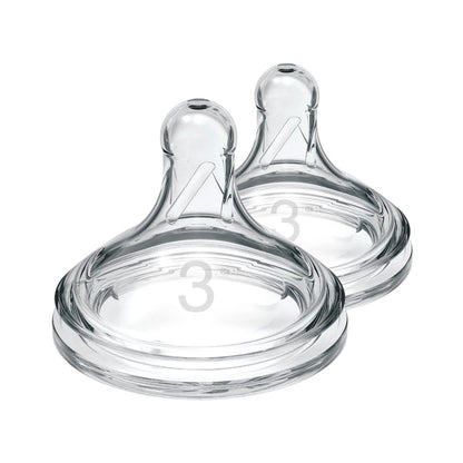 Dr. Brown's Wide-Neck Silicone Nipple Level 3 ( 6-9 months ) , 2-Pack