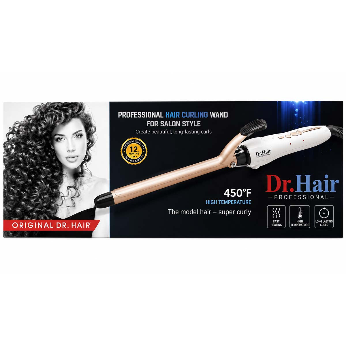 Dr.Hair - Professional Curling Wand 9109 - 13